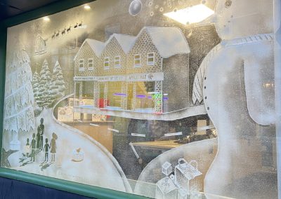 Festive Snow Windows